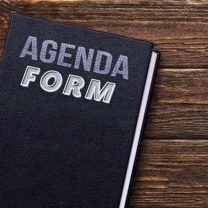 Agenda Form Graphic